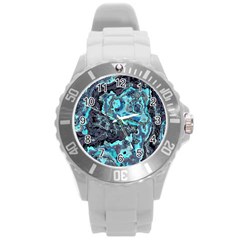 Strange Glow Round Plastic Sport Watch (l) by MRNStudios