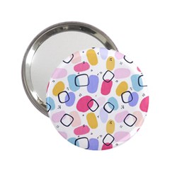 Abstract Multicolored Shapes 2 25  Handbag Mirrors by SychEva