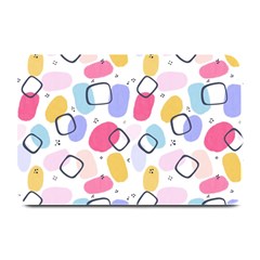 Abstract Multicolored Shapes Plate Mats by SychEva