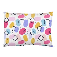 Abstract Multicolored Shapes Pillow Case by SychEva