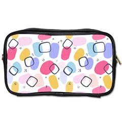 Abstract Multicolored Shapes Toiletries Bag (one Side) by SychEva