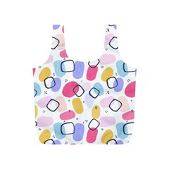 Abstract Multicolored Shapes Full Print Recycle Bag (s) by SychEva