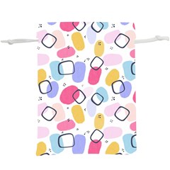 Abstract Multicolored Shapes  Lightweight Drawstring Pouch (xl) by SychEva