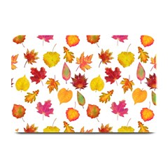 Watercolor Autumn Leaves Plate Mats