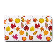 Watercolor Autumn Leaves Medium Bar Mats