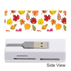 Watercolor Autumn Leaves Memory Card Reader (stick) by SychEva