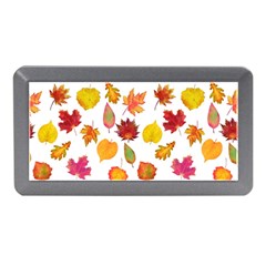 Watercolor Autumn Leaves Memory Card Reader (mini) by SychEva