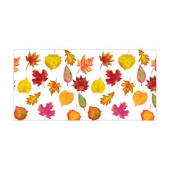 Watercolor Autumn Leaves Yoga Headband by SychEva