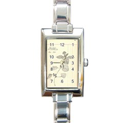 Lemon Balm Rectangle Italian Charm Watch by Limerence