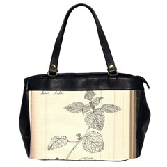 Lemon Balm Oversize Office Handbag (2 Sides) by Limerence