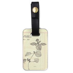 Lemon Balm Luggage Tag (one Side) by Limerence