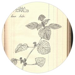 Lemon Balm Round Trivet