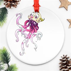 Carnie Squid Ornament (round)