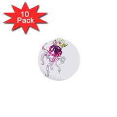 Carnie Squid 1  Mini Buttons (10 Pack)  by Limerence