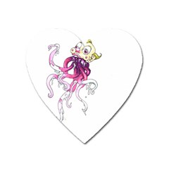 Carnie Squid Heart Magnet by Limerence