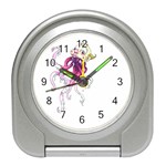 carnie squid Travel Alarm Clock Front