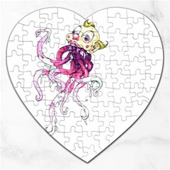 Carnie Squid Jigsaw Puzzle (heart)