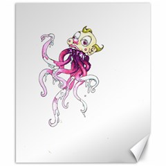 Carnie Squid Canvas 8  X 10  by Limerence