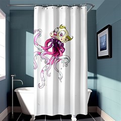 Carnie Squid Shower Curtain 36  X 72  (stall)  by Limerence