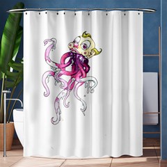 Carnie Squid Shower Curtain 60  X 72  (medium)  by Limerence