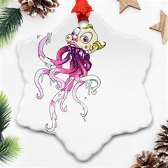 Carnie Squid Ornament (snowflake)