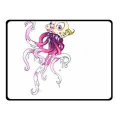 Carnie Squid Double Sided Fleece Blanket (small) 