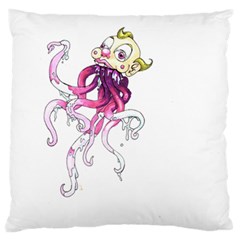 Carnie Squid Standard Flano Cushion Case (two Sides) by Limerence