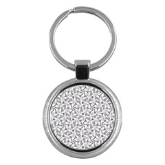 Geometric City Key Chain (round) by SychEva