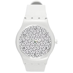 Geometric City Round Plastic Sport Watch (m) by SychEva