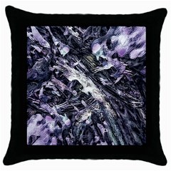 Reticulated Nova Throw Pillow Case (black) by MRNStudios