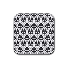 Night Moths Rubber Coaster (square) by SychEva