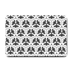 Night Moths Small Doormat  by SychEva