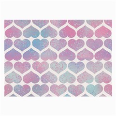 Multicolored Hearts Large Glasses Cloth by SychEva