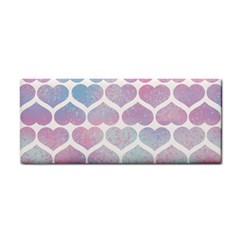 Multicolored Hearts Hand Towel by SychEva