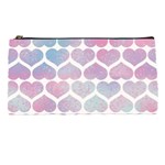 Multicolored Hearts Pencil Case Front