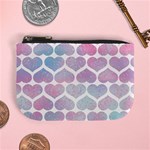 Multicolored Hearts Mini Coin Purse Front