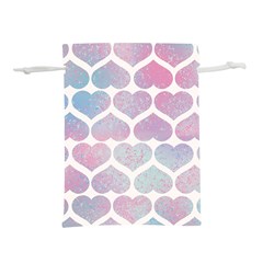 Multicolored Hearts Lightweight Drawstring Pouch (s) by SychEva