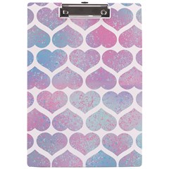 Multicolored Hearts A4 Clipboard