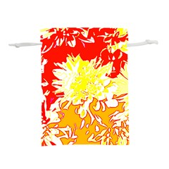 Red And Yellow Floral Lightweight Drawstring Pouch (s) by 3cl3ctix