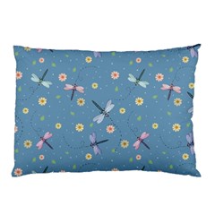 Cute Dragonflies In Spring Pillow Case by SychEva