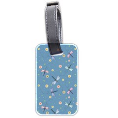 Cute Dragonflies In Spring Luggage Tag (two Sides) by SychEva