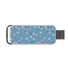 Cute Dragonflies In Spring Portable Usb Flash (two Sides) by SychEva