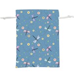 Cute Dragonflies In Spring  Lightweight Drawstring Pouch (XL) Front