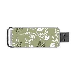 Folk flowers print Floral pattern Ethnic art Portable USB Flash (Two Sides)