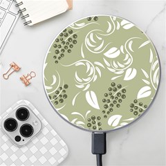 Folk Flowers Print Floral Pattern Ethnic Art Wireless Charger