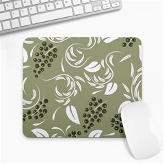 Folk Flowers Print Floral Pattern Ethnic Art Large Mousepads by Eskimos