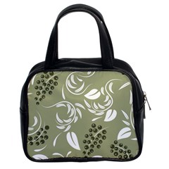 Folk Flowers Print Floral Pattern Ethnic Art Classic Handbag (two Sides) by Eskimos