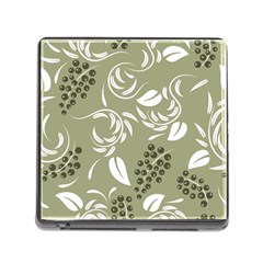 Folk Flowers Print Floral Pattern Ethnic Art Memory Card Reader (square 5 Slot) by Eskimos