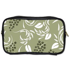 Folk Flowers Print Floral Pattern Ethnic Art Toiletries Bag (one Side) by Eskimos