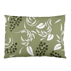 Folk Flowers Print Floral Pattern Ethnic Art Pillow Case (two Sides) by Eskimos